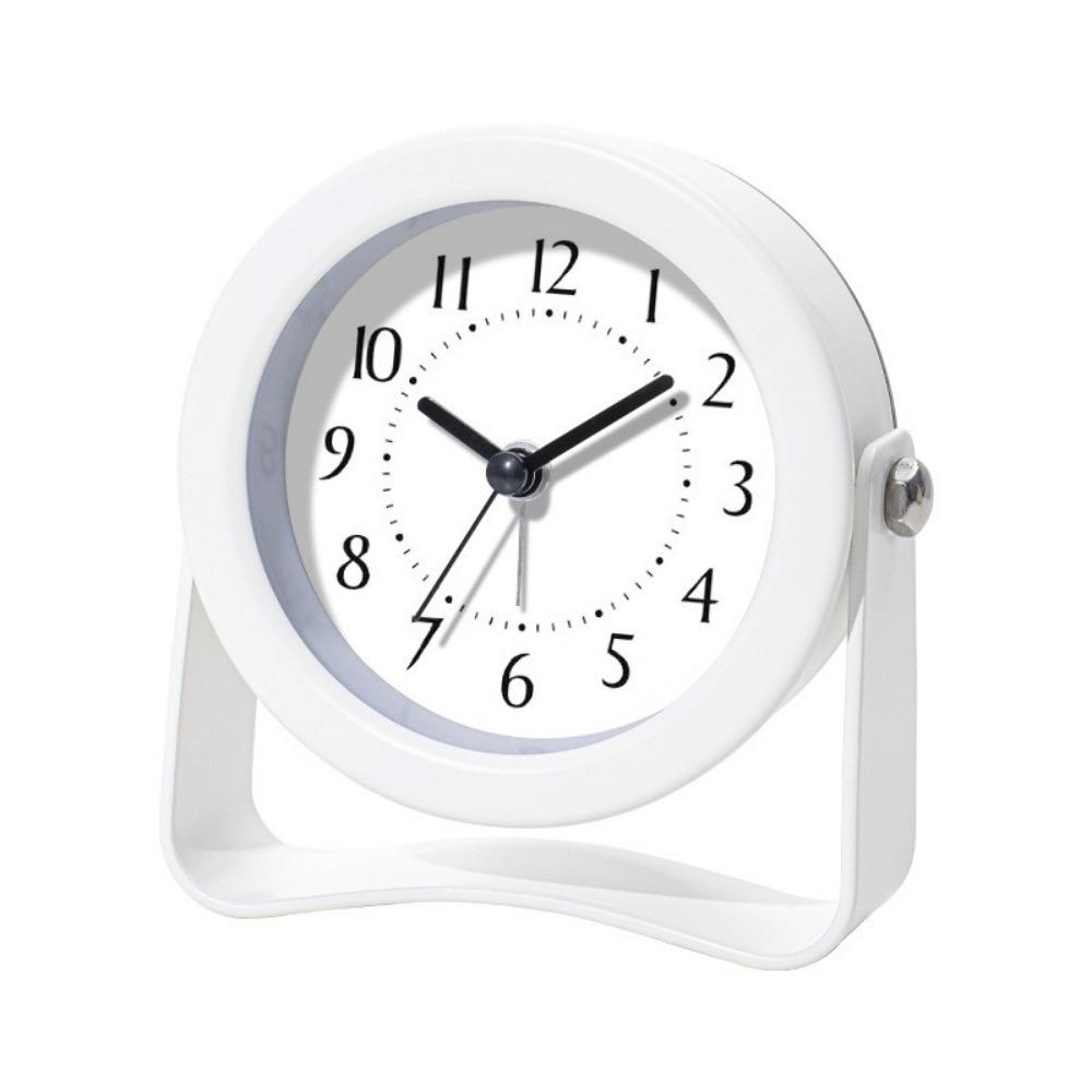 

Loud Sound Alarm Clock Rotating Bracket Electronic Clock Desktop Clock Bedside Use белый