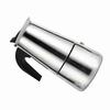 Stainless Steel Percolator Moka Pot Coffee Maker Stove Home Office Use (200ml)