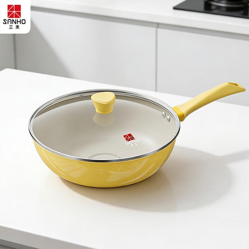 Sanhe 32cm Titanium Non-Stick Wok 32cm