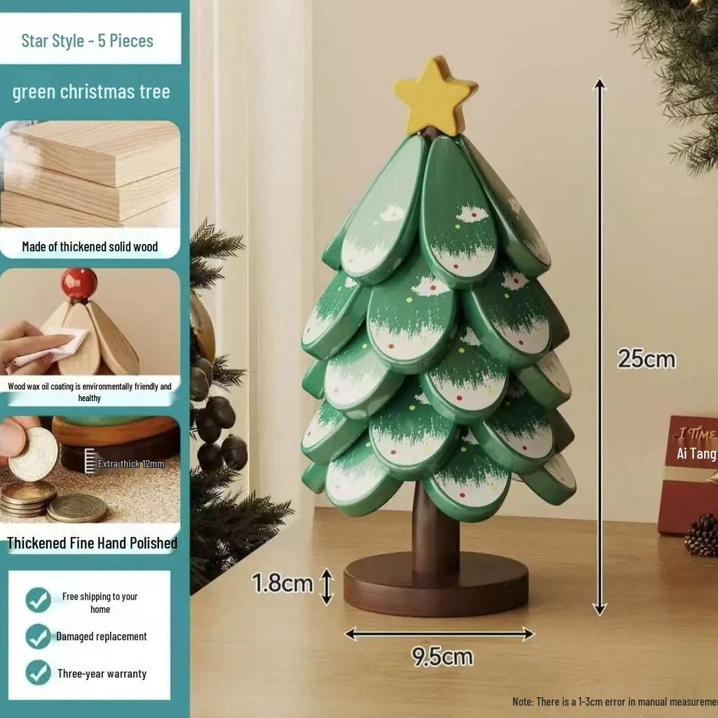 Tree-Themed Heat-Resistant Coaster - Creative Holiday Tea Cup Pad