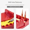 Soldering Tip Stand With Soldering Wire Holder Clamps Secure Storage Rack For Circuit Board Maintenance DIY Projects