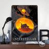 Interstellar Movie Watch Design Printed Poster Customized Wall Art Retro Vintage Metal Tin Signs for Home Room Accessories House