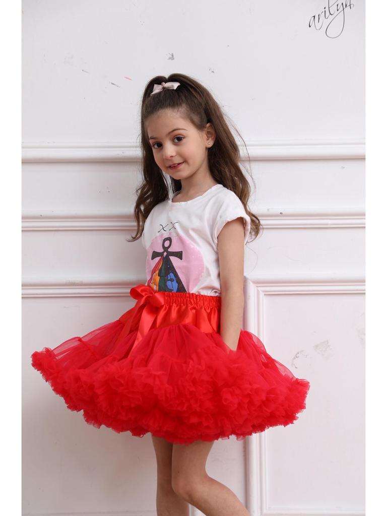 Europejska i Amerykańska Spódniczka Princess Tutu dla Dziewczynek - Pół, Lolita, Bezfiszbinowy Design