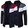 Mens Knitted Plain Cardigan Long Sleeve Casual Slim Fit Sweater Jacket Coat Tops