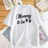 Mommy And Daddy To Be T Shirts Funny Mother Father Short Sleeve Tshirts Matching Pregnancy Announceunisext T Shirt Graphic Tshirts