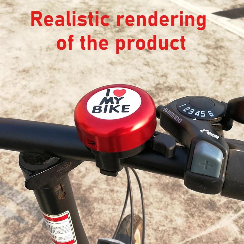 1pc For 2.2cm Handle Bicycle Super Ringing Bell Speaker Safe Driving Solid Screw Fixation Unisex Children Cycling Refit Part