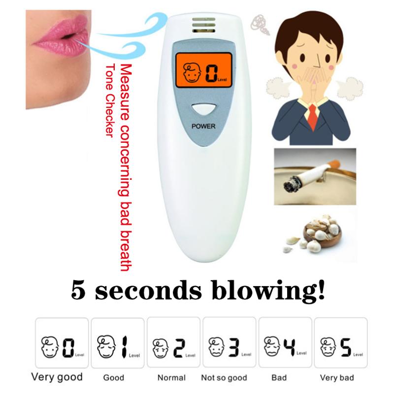 Portable Pocket Bad Breath Tester Odor Detector Mouth Internal Odor Monitor Tools Halitosis Detection Tool