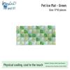 Thickened Ice Crystal Cool Pad for Small Pets: Hamsters, Guinea Pigs, and Rabbits - Ideal for Summer Heat Dissipation
