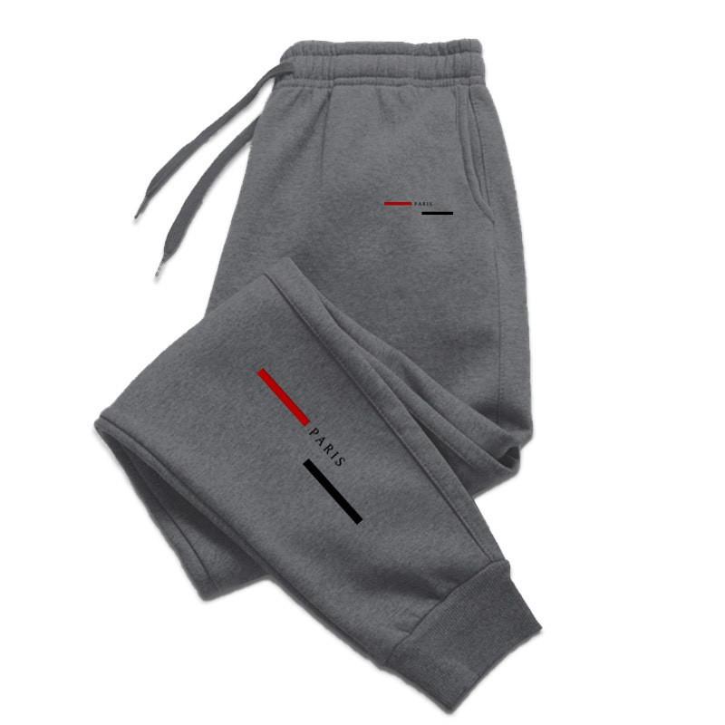 Mens Printed Jogger Sweatpants Warm Casual Loose Fit Sports Trousers
