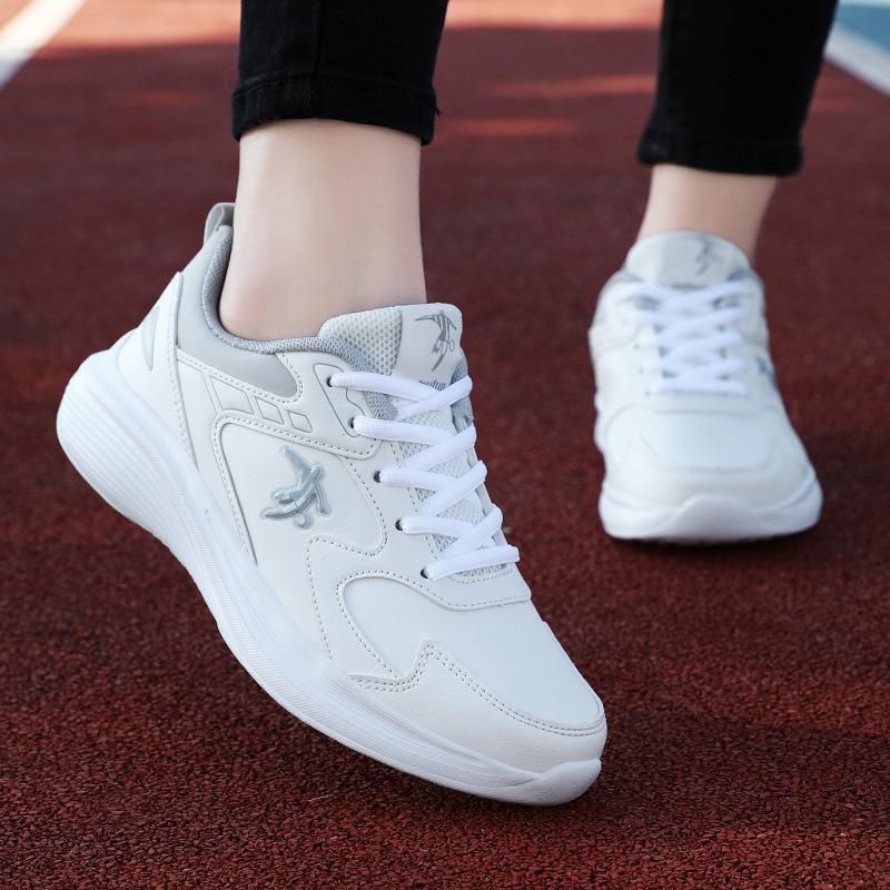 Joni Danlai shoes spring and autumn leather surface waterproof casual sports shoes flat bottom non-slip casual travel shoes soft sole running