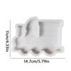 Silicone Christmas Molds Santa Claus Train Combination Silicone Gypsum Casting Mold Non-stick Christmas Silicone Candle Mold For