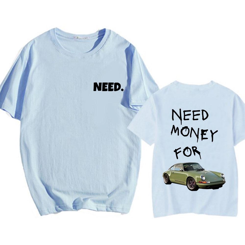 

Нужны деньги на футболки с изображением гоночных автомобилей. Футболка с коротким рукавом для мужчин и женщин. Высококачественные хлопковые удобные футболки. Летняя мужская футболка с круглым вырезом. XS