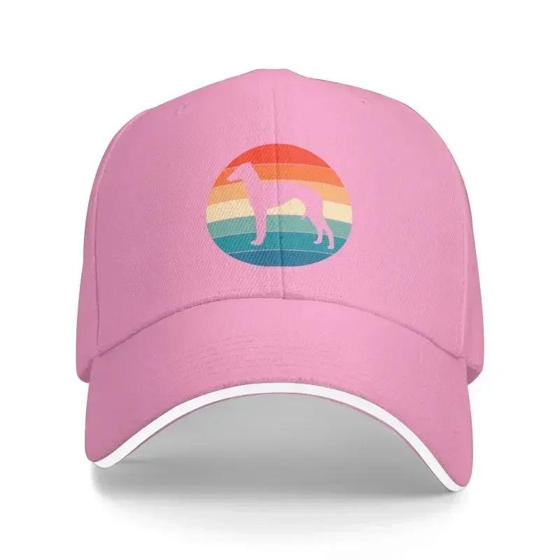 Custom Punk Vintage Retro Greyhound Dog Lover Baseball Cap for Men Women Breathable Dog Owner Dad Hat Performance
