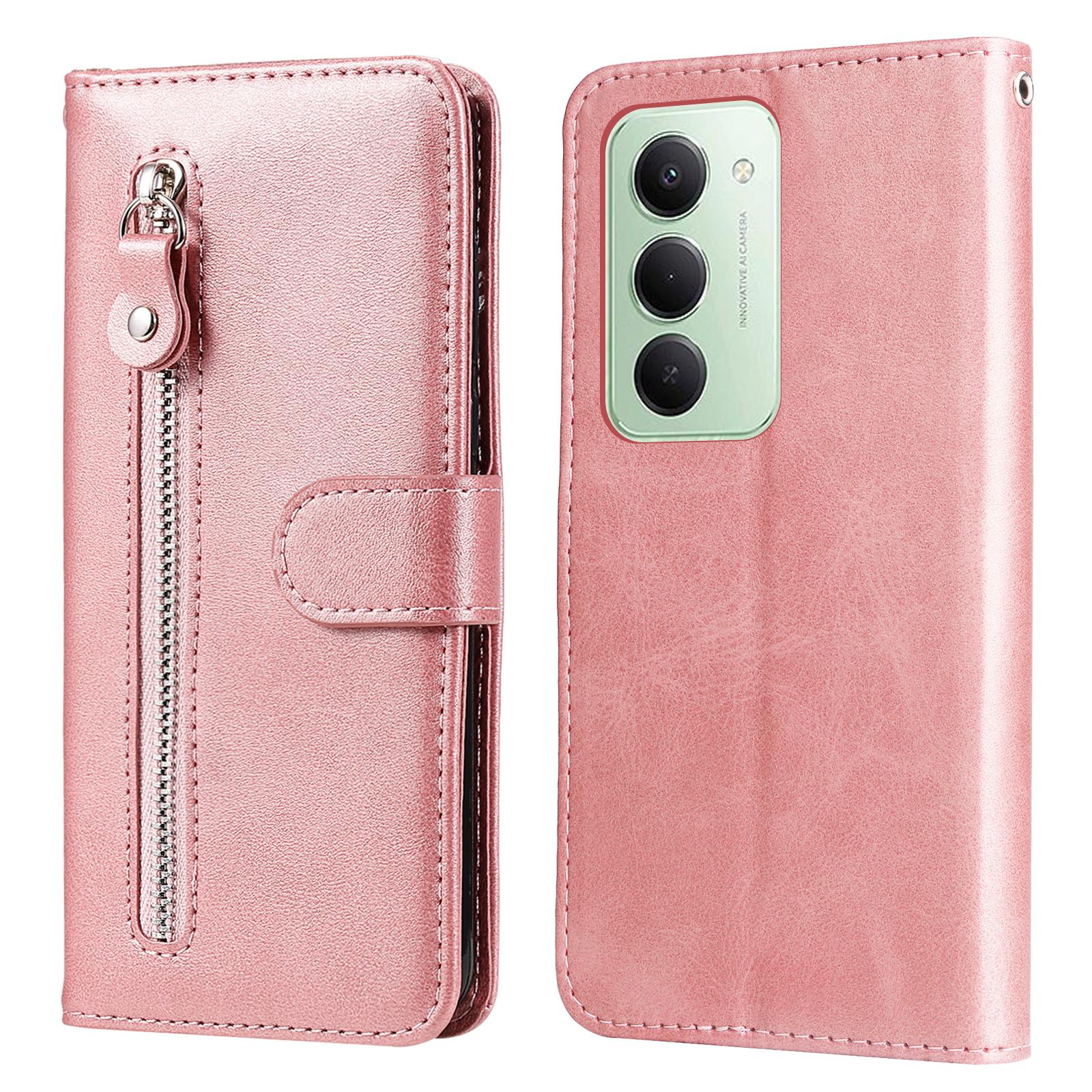 

Для Xiaomi Redmi 15 4G (Європа) (171мм) Чохли з PU шкіри з кишенею на блискавці, гаманець, чохол для телефону, підставка E