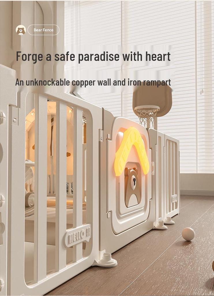 Three-Sided Baby Sofa Rail and Crawling Mat for Indoor Play