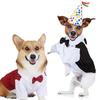 Dress Up For Small Dogs Bowtie Gentleman Dog Dog Costumes Dog Tuxedo Pet Supplies Wedding Suit