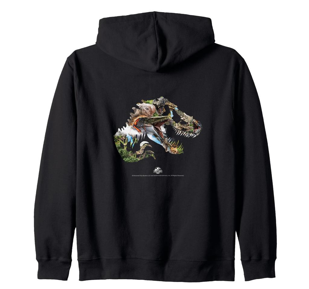 Jurassic World Rebirth TERRE MER AIR 01 Sweat à capuche zippé