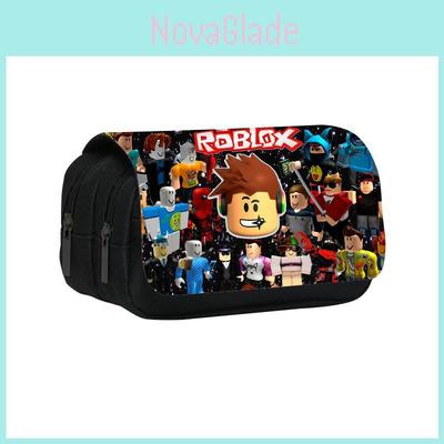 Roblox Virtuelle Welt Cartoon Federtasche Aus Nylonmaterial Für Schüler