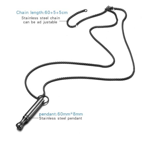 Halskette für achtsames Atmen, Halskette aus Titanstahl, Halskette zur Reduzierung von Angstzuständen, Halskette zur Linderung von Stress und Panik, Länge der Meditation, Halskette für inneren Frieden