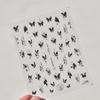 Thin and Tough Ink Butterfly Nail Art Sticker DIY Creative Decorative Sticker