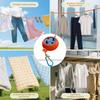 8M Retractable Clothesline Portable Travel Clothes Drying Rack Rope Windproof Washing Line For Camping Home Laundry Hanger M4N6