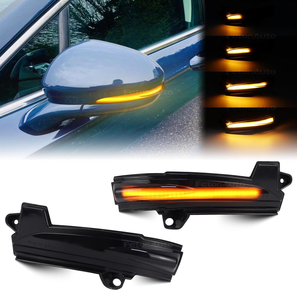 For Ford Fusion Mondeo USA Version 2013-2020 LED Dynamic Turn Signal Light Side Mirror Sequential Lamp Blinker Indicator
