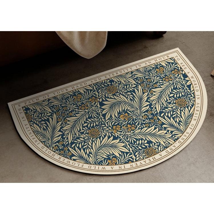 Retro Mata Podłogowa do Łazienki Szybkoschnąca Antypoślizgowa Odporna na Zabrudzenia i Odporna na Zużycie Mata Podłogowa