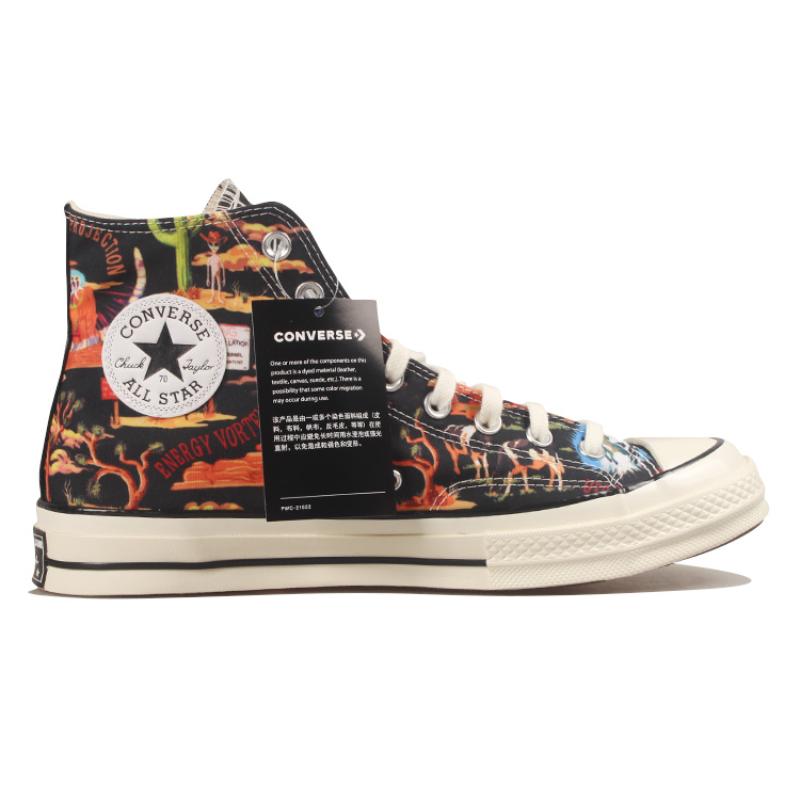 Converse 1970s Chuck 70 Twisted Resort Chuck Taylor All Star Trendy Comfort High Top Espadrilles Unisex Black and Orange