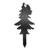 Christmas Garden Metal Stakes, Metal Art Snowman, Santa Claus Stand Stakes, Christmas Tree Xmas Yard Signs For Outdoor Decorations