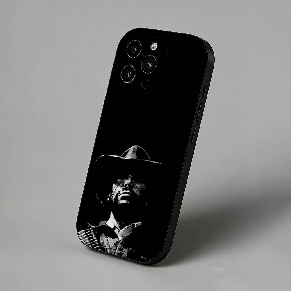 Red D-Dead R-Redemption Slim Back Phone Case for iPhone 17 Air 16 Pro Max 16e 15 Plus 14 13 Mini 12 11 Protective Cover