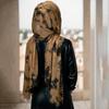 New Ombre Tie-Dyed Cotton Rayon Hijab Scarf Women Muslim Long Shawls Islamic Headscarf Wraps Headband Eid Veils Foulard 185*70Cm