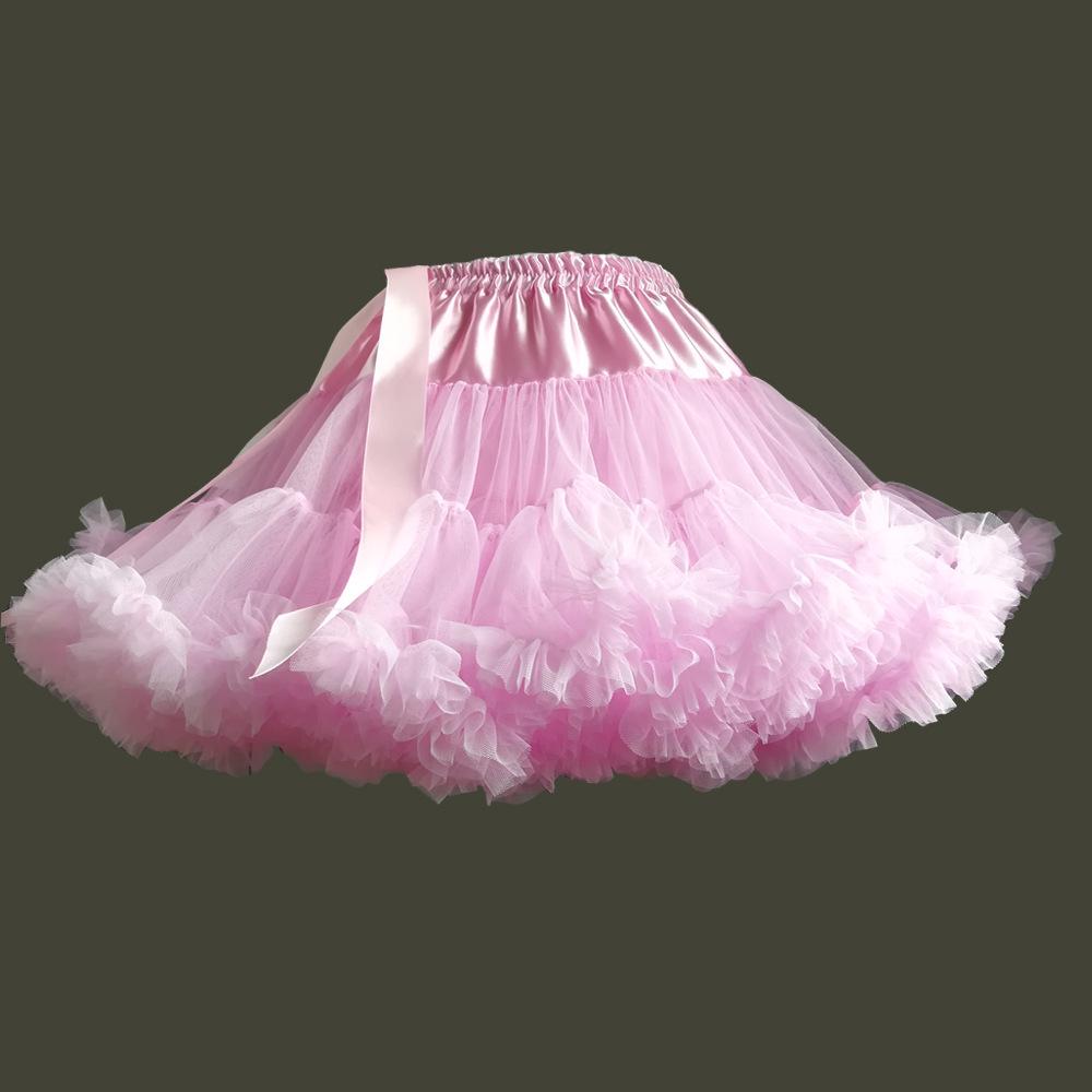 Spodnička Lolita Cloud: Trendy bezkostá čistá příze puff sukně pro cosplay