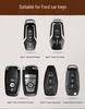 Ford Key Case for Focus, Mondeo, Kuga, Ecosport, Edge, Taurus - Genuine Leather with Buckle