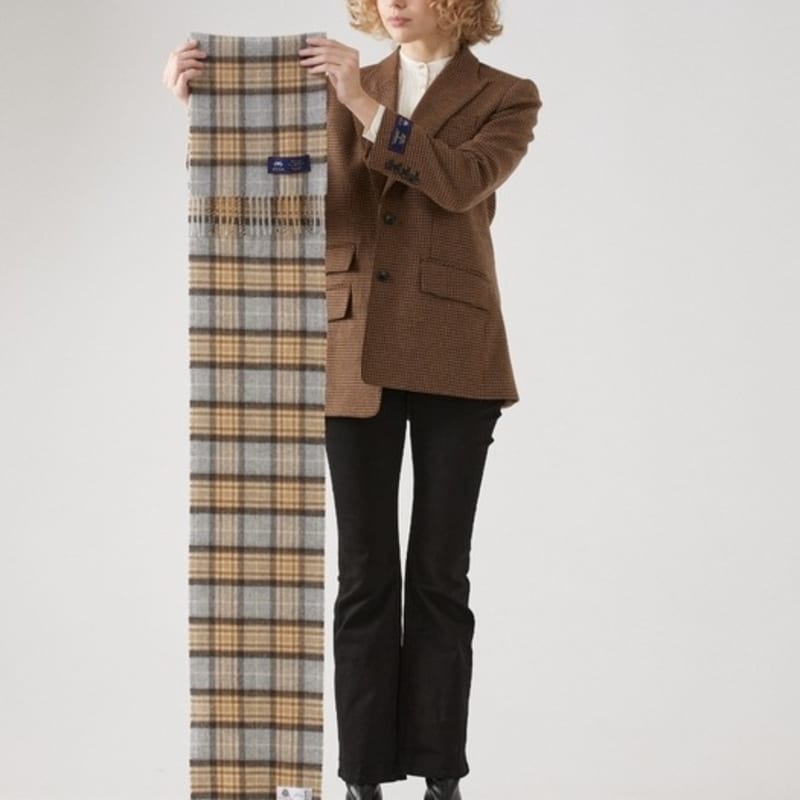 ABRAHAM MOON Merino Wool Muffler 25cm - McKellar