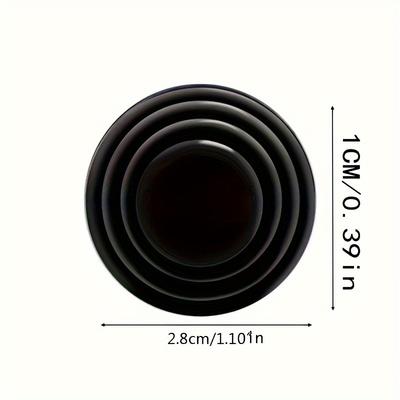 10PCS Car Door Shock-absorbing Pad, Silicone Shock-absorbing Pad, Door Closing Silent Adhesive Tape, Anti-collision Strip