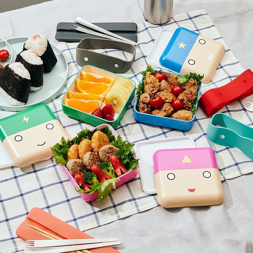 tak Bento Box Pink Superhero Lunch Box Leg