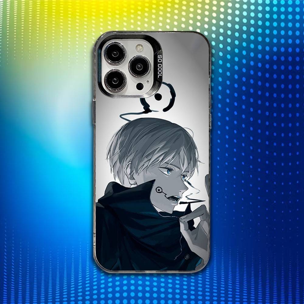 Anime T-Toge Inumaki Phone Case For iPhone 16,15,14,13,12,11,Mini,Pro,SE,MAX White Matte Shockproof Cover