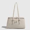 New shoulder bag women's ins simple large-capacity solid color tote bag fashionable and versatile work commuter bag