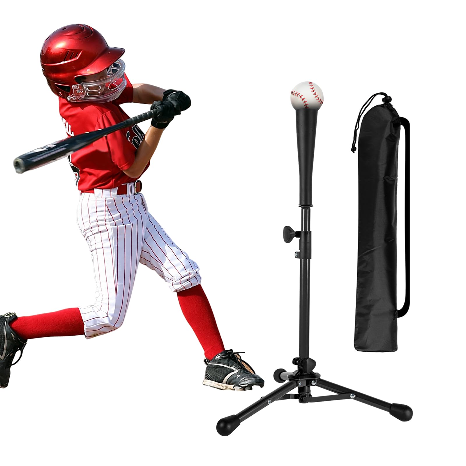 THCTYRP Детская стойка для отбивания, регулируемая высота, стойка-подставка, держатель для мяча, тренировка, отбивание, софтбол, молодежный бейсбол, софтбол, тренировка замаха,