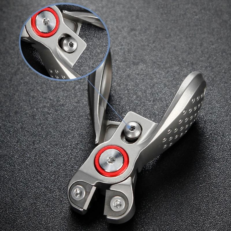 Retractable Safety Lock Fishing Line Cutter Tool Stainless Steel Braided Line Scissors For Anglers Fishing Enthusiasts