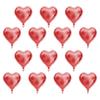 10pcs 10\" Heart Aluminum Foil Balloons Party Wedding Birthday Decor
