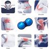 Dual Roller Resin Massage Ball for Muscle Relaxation and Fitness