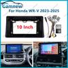 10 Inch Car Stereo Dash Radio Fascia Canbus Box Panel Frame Double Din For Honda WR-V 2023-2025 Android Kit