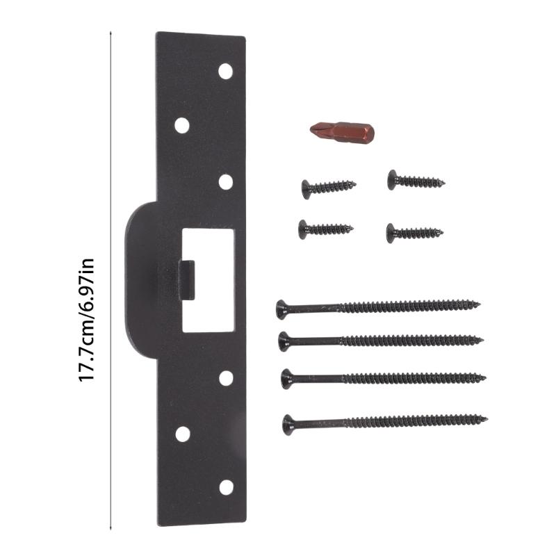 Heavy Type Door Strikes Plate Reinforced Length Covers Worn Slots And Improper Woodwork Repairs Stainless Steel Construction