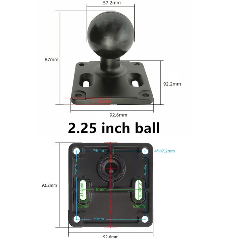 2.25" Ball Base D Size suitable for ram mounts accessories for automotive truck Engine parts