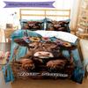 3PC Custom Name Cow Basket Flowers Bedding Set Printed Bedding Set Duvet Cover Closure Includes 1 Duvet Cover & 2 Pillowcases for All Seasons Bedroom