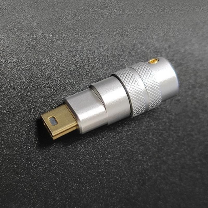 Aluminum USB 5Pin Connector Mobile Phone Tablets Cable Repair Shell for DIY Data Cable Charging Line Repair Accessories