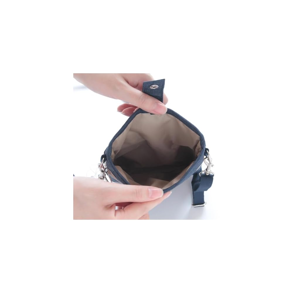 Kitamura Shoulder Pouch, Pochette, Smartphone Shoulder Bag, Approx. 19cm x 15cm x 2cm, 001832 Navy