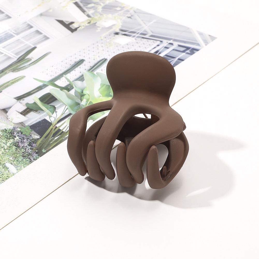38Styles Geometry Women's Hair Claw Coffee Beige Large Thick Hair Clip Crab Korean Big Small Hairpin Femme Girl Hair Accessories