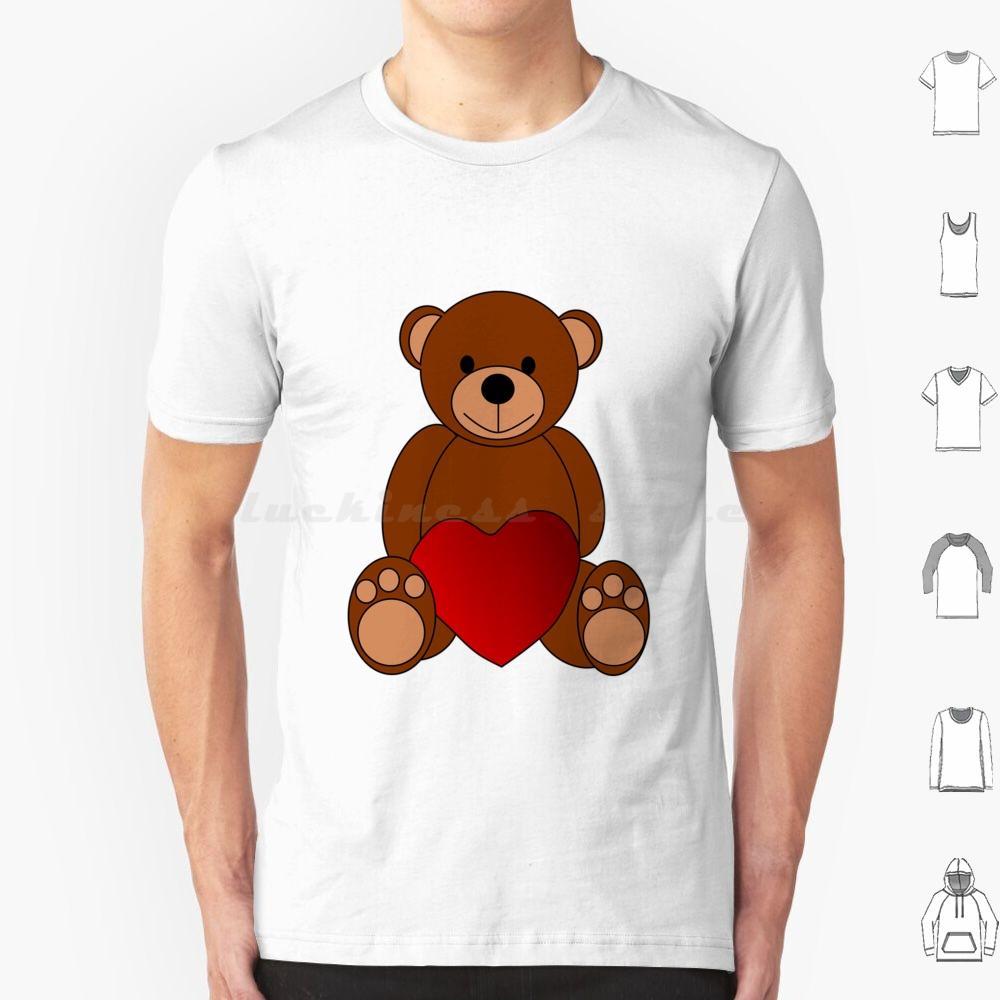 Teddy Love T Shirt Men Women Kids 6xl Teddy Love Bear Teddybear Valentine Valentinesday Red Indianred Indian Brown Toy Toys